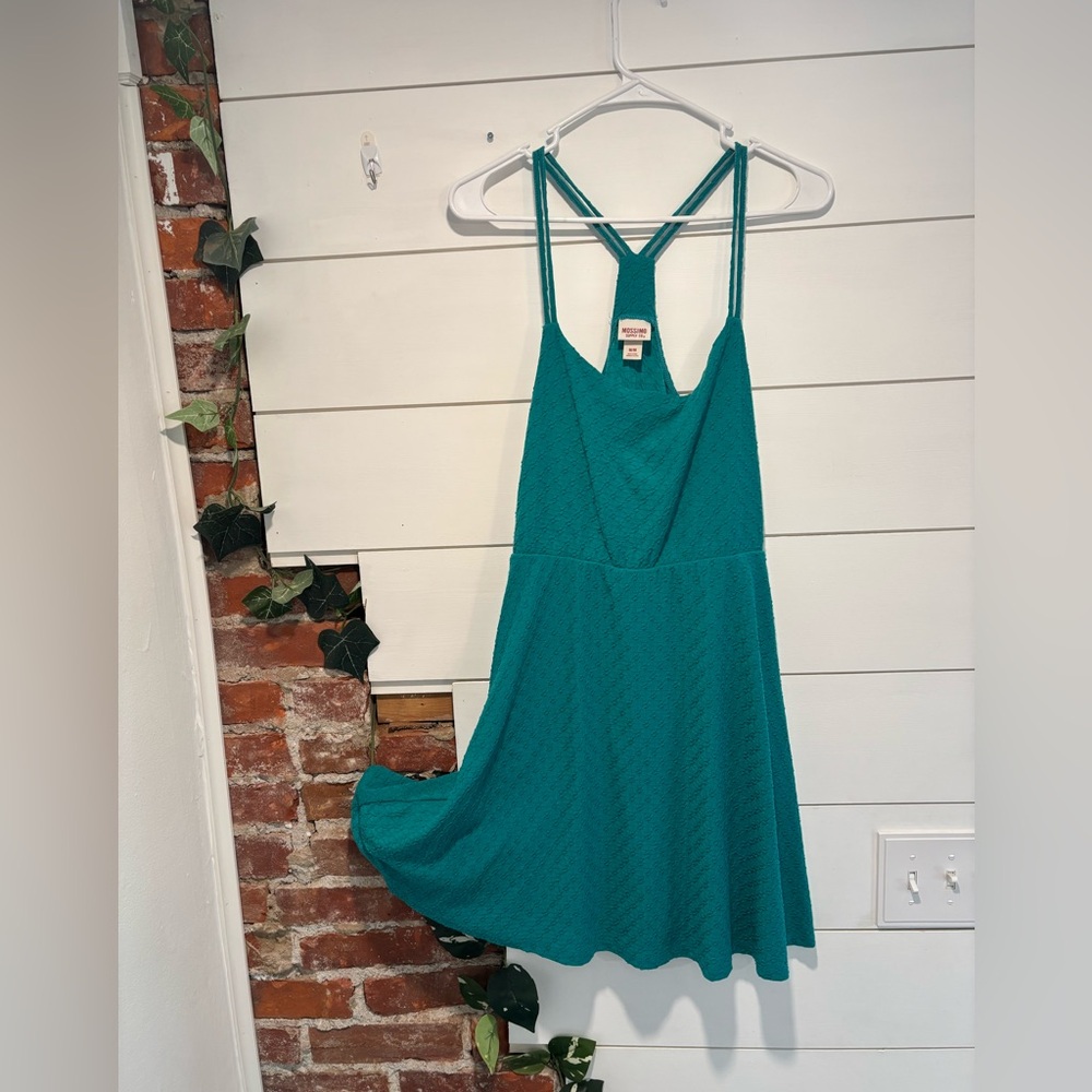 Women’s Size M, Turquoise Double Back Strap Summer Dress by Mossimo